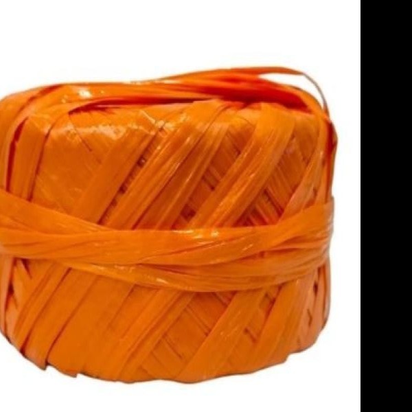 ROLLO RAFIA NARANJA CONFETTI 100GRS C.200